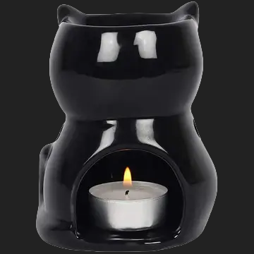 Black Cat Witch's Familiar Wax Melt Warmer
