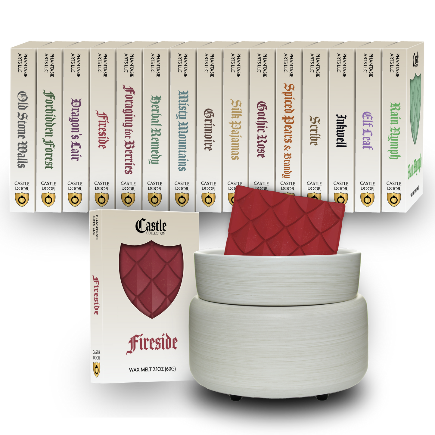 Castle Collection Wax Melts + Warmer Bundle