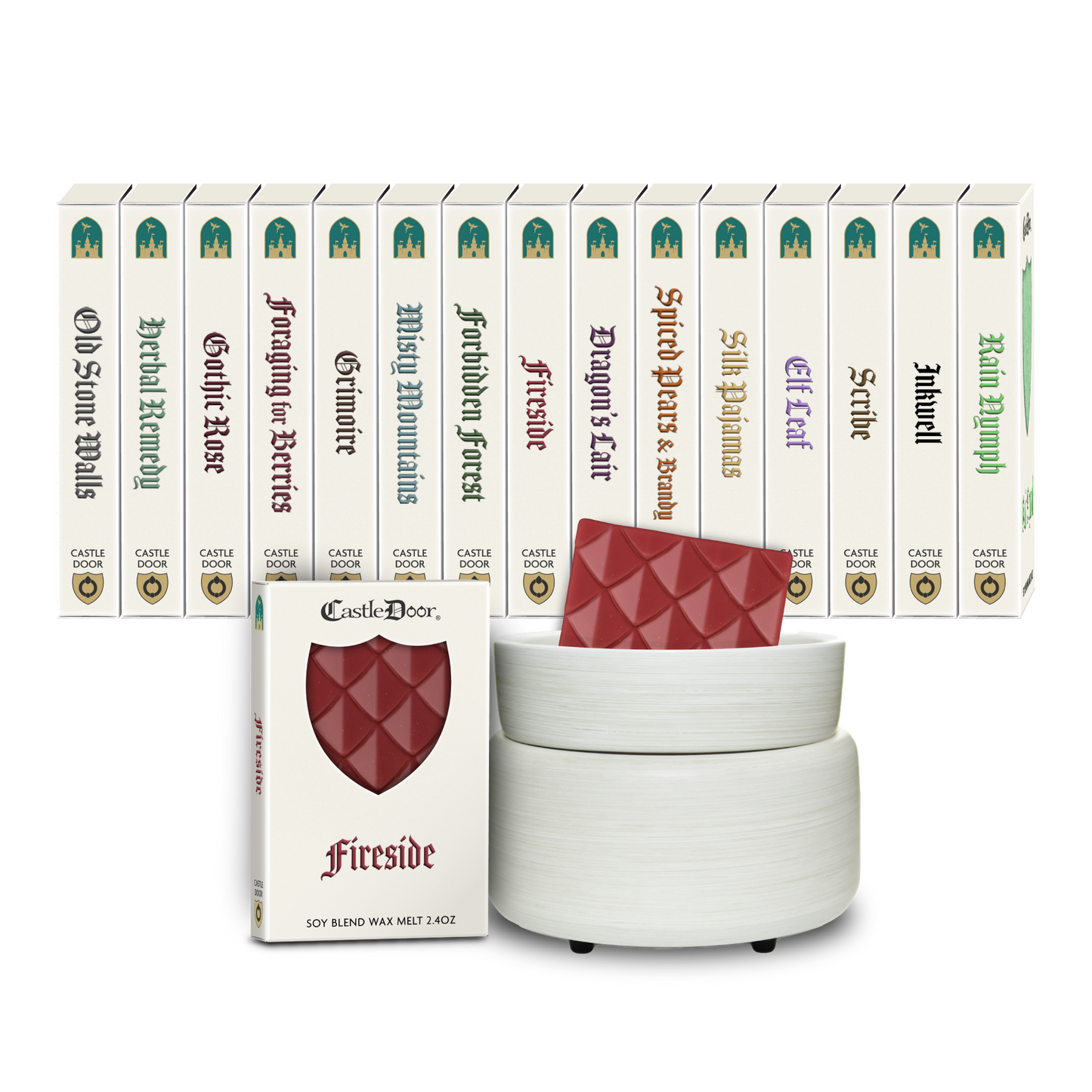 Castle Collection Wax Melts + Warmer Bundle