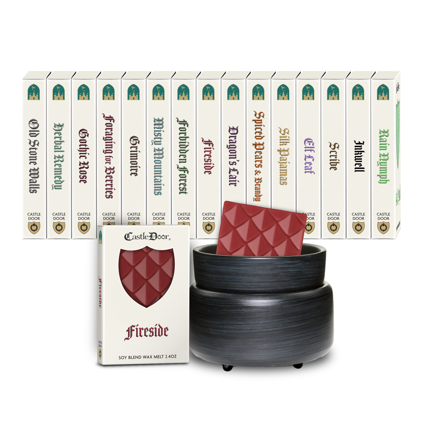 Castle Collection Wax Melts + Warmer Bundle