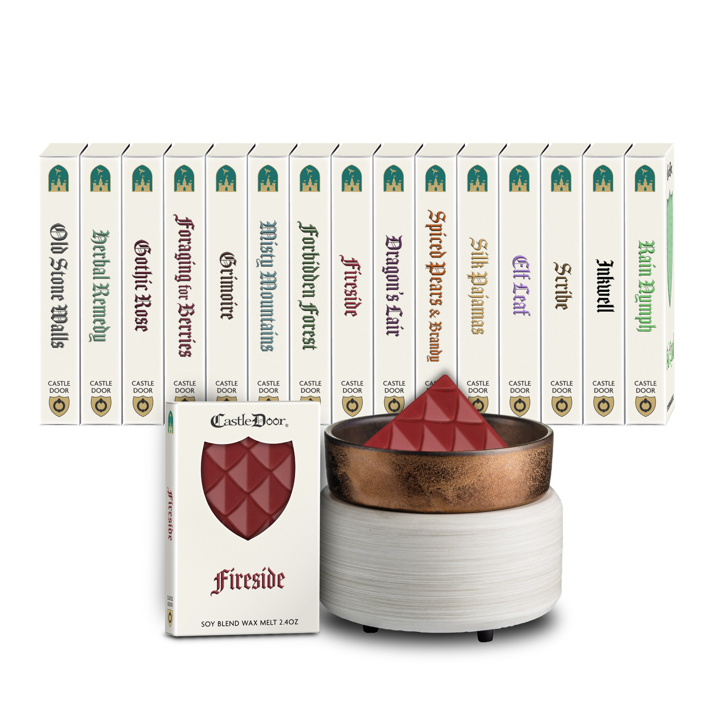 Castle Collection Wax Melts + Warmer Bundle
